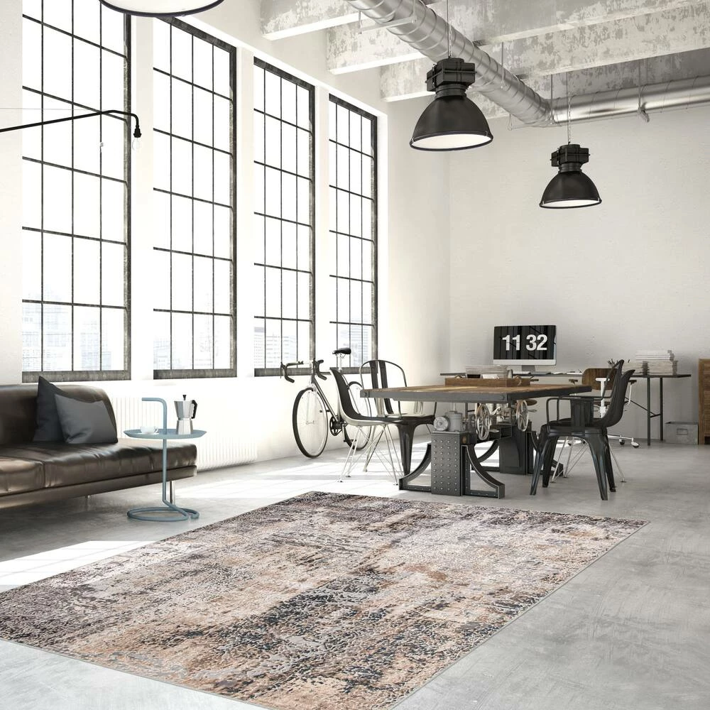 Ecarpet Gallery ECARPET Phoenix Indoor Area Rug, Grey, Assorted Sizes - Image 9