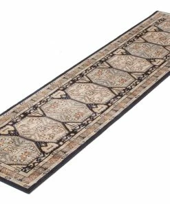 Ecarpet Gallery ECARPET Qashqai Indoor Area Rug/Runner, Navy/Light Blue, Assorted Sizes