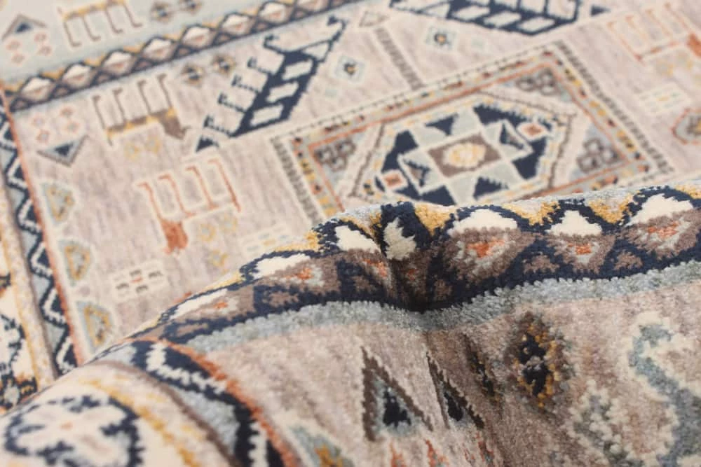 Ecarpet Gallery ECARPET Qashqai Indoor Area Rug/Runner, Teal, Assorted Sizes - Image 4