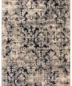 Ecarpet Gallery ECARPET Raven Indoor Area Rug, Ivory/Black, Assorted Sizes