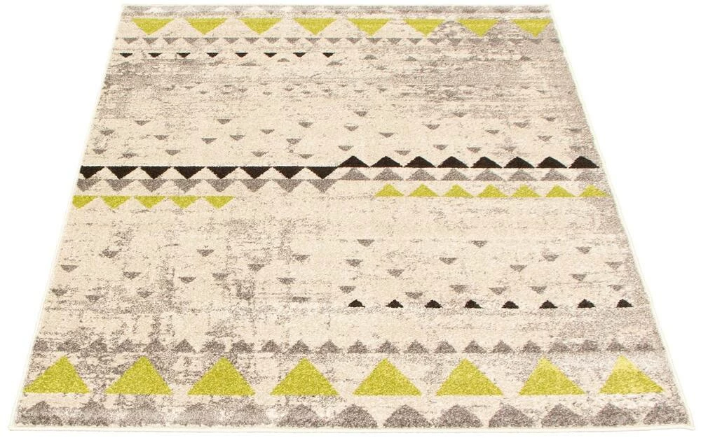 Ecarpet Gallery ECARPET Remi Indoor Geometric Area Rug, Ivory/Green, Assorted Sizes - Image 2