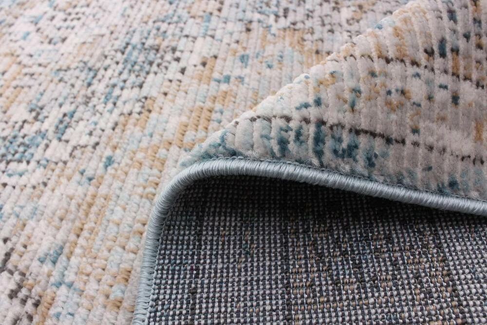 Ecarpet Gallery ECARPET Rhapsody Indoor Area Rug, Blue/Taupe, Assorted Sizes - Image 5