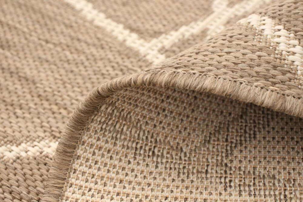 Ecarpet Gallery ECARPET Sisal Abstract Polypropylene Indoor Area Rug, Taupe/Champagne, Assorted Sizes - Image 4