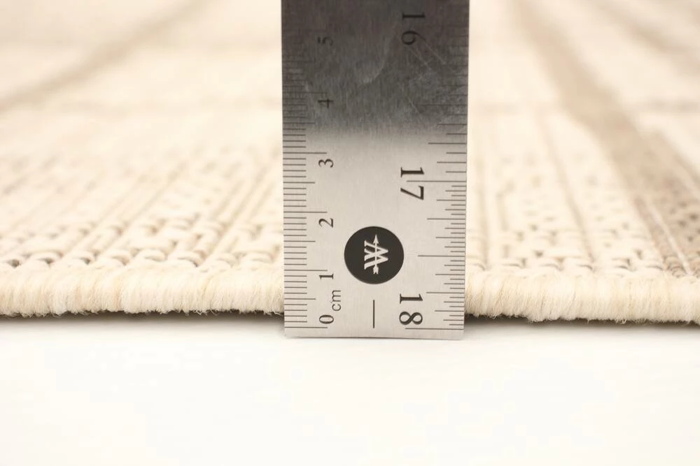 Ecarpet Gallery ECARPET Sisal Burburry Indoor/Outdoor Area Rug, Champagne/Taupe, Assorted Sizes - Image 7