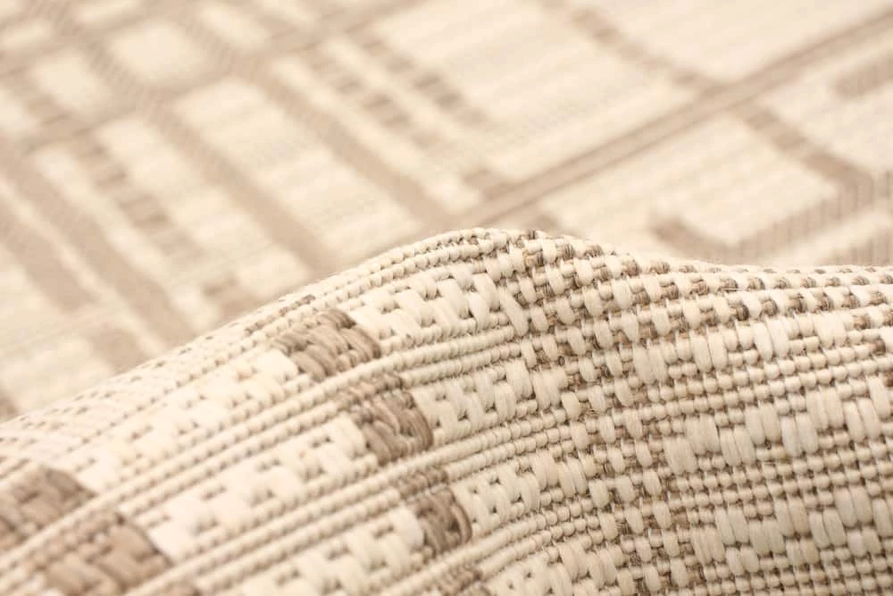 Ecarpet Gallery ECARPET Sisal Burburry Indoor/Outdoor Area Rug, Champagne/Taupe, Assorted Sizes - Image 6