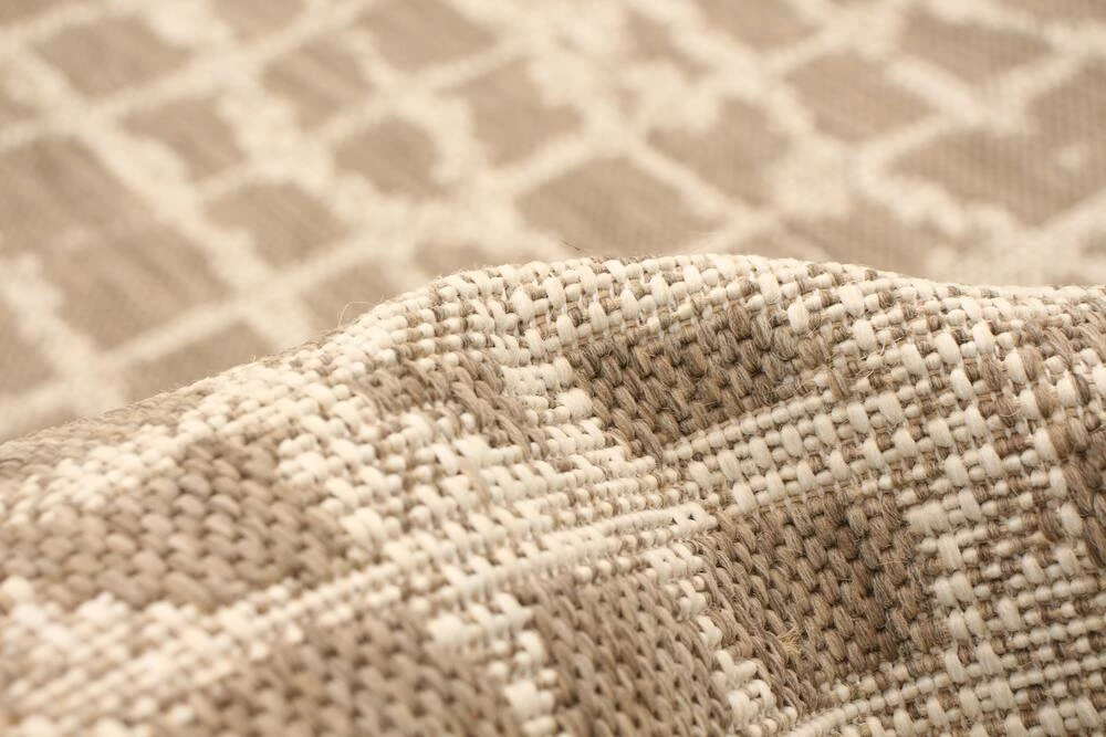 Ecarpet Gallery ECARPET Sisal Safari Indoor/Outdoor Area Rug, Taupe/Champagne, Assorted Sizes - Image 8