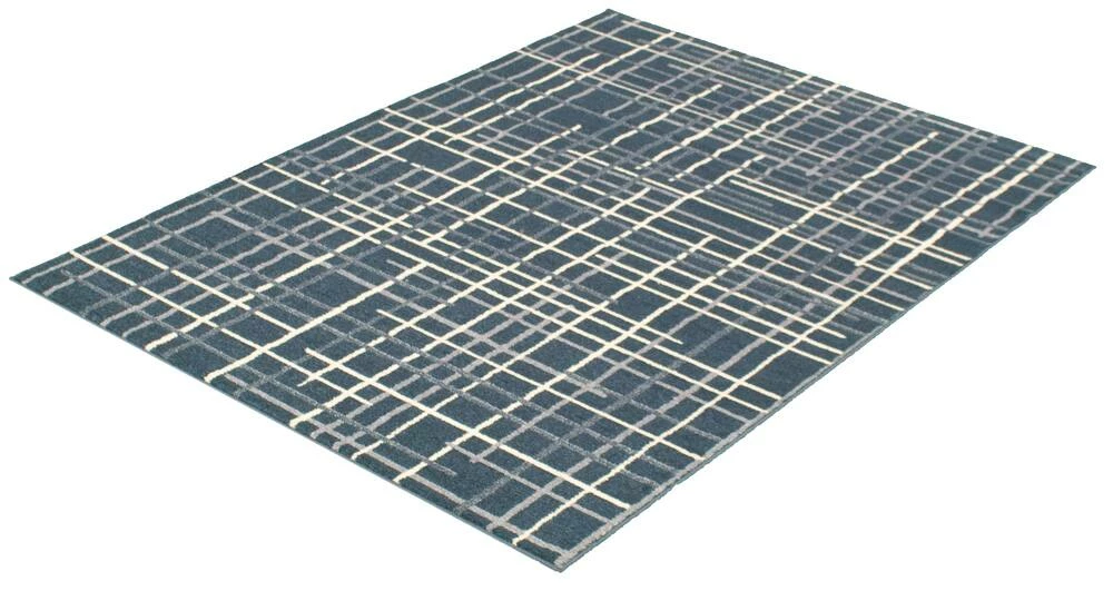 Ecarpet Gallery ECARPET Tessa Indoor Geometric Area Rug, Petrol, Assorted Sizes