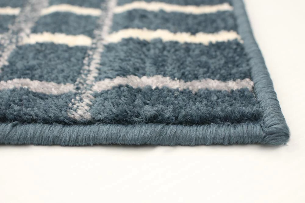 Ecarpet Gallery ECARPET Tessa Indoor Geometric Area Rug, Petrol, Assorted Sizes - Image 8