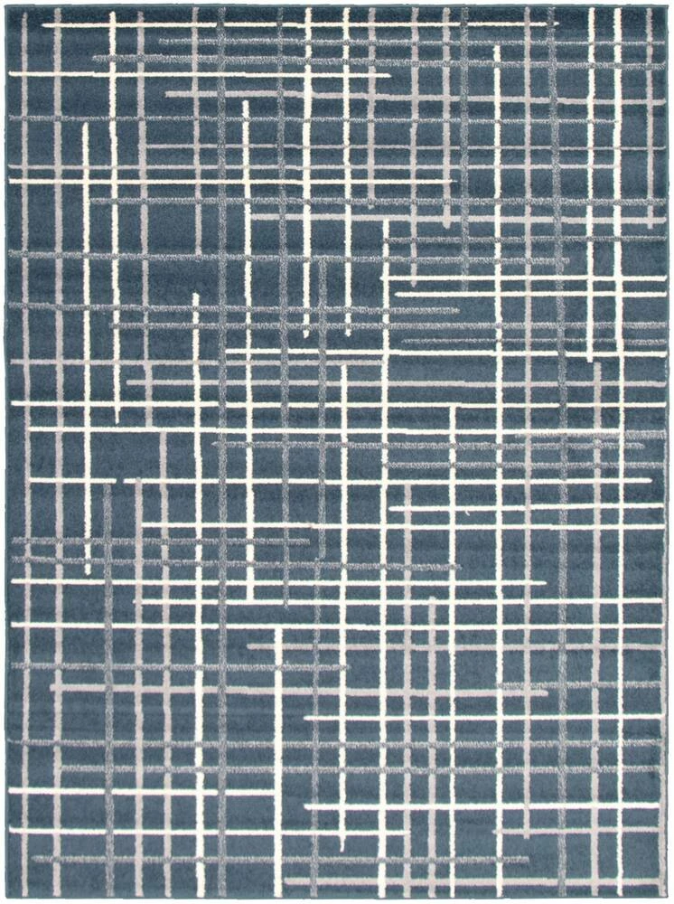 Ecarpet Gallery ECARPET Tessa Indoor Geometric Area Rug, Petrol, Assorted Sizes - Image 3