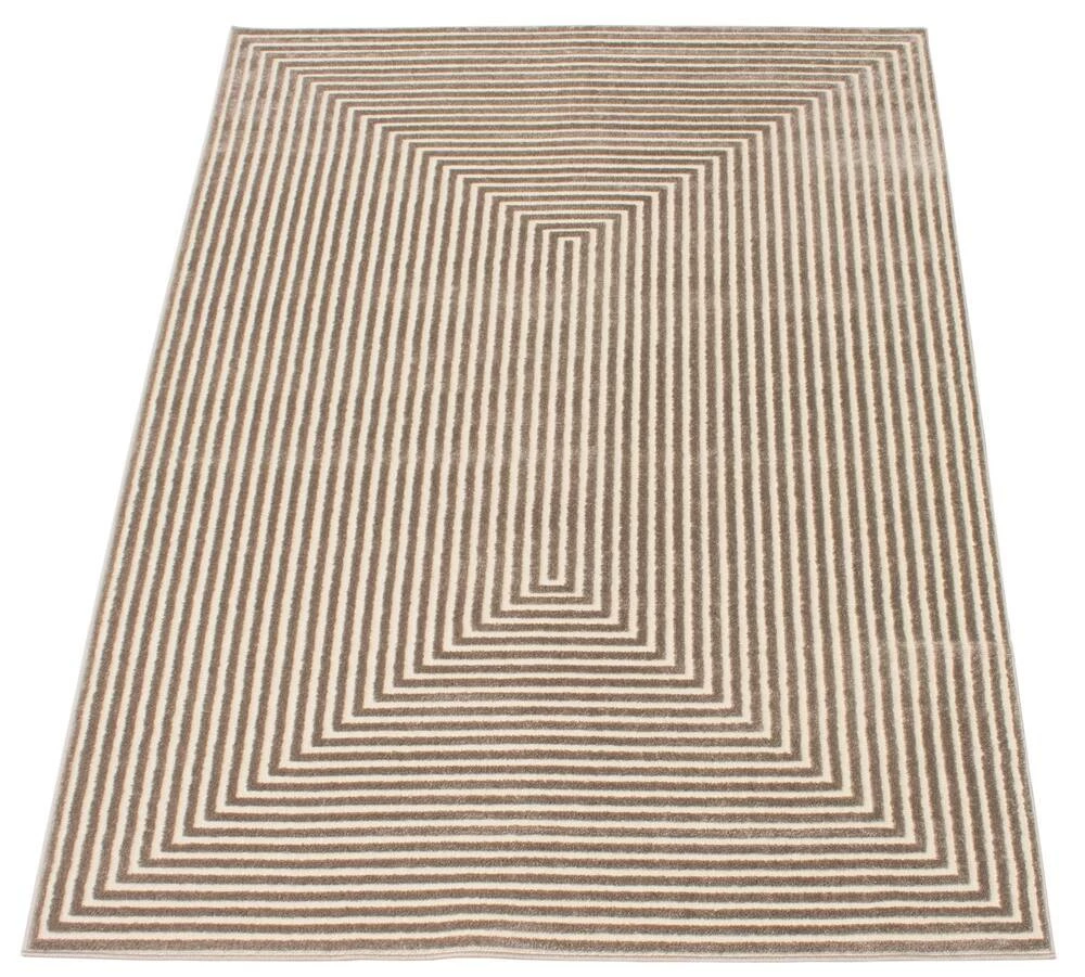 Ecarpet Gallery ECARPET Trona Indoor Geometric Area Rug, Taupe, Assorted Sizes - Image 2