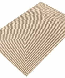 Ecarpet Gallery ECARPET Trona Indoor Geometric Area Rug, Taupe, Assorted Sizes