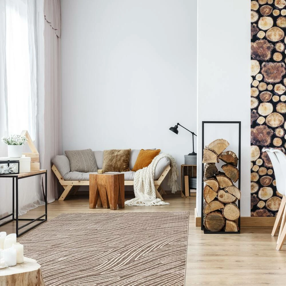 Ecarpet Gallery ECARPET Vector Indoor Area Rug, Taupe, Assorted Sizes - Image 9