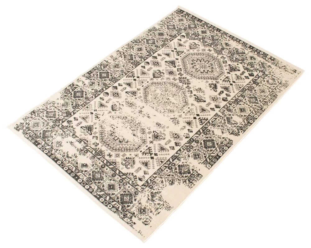 Ecarpet Gallery ECARPET Veranda Indoor Abstract Area Rug, Grey, Assorted Sizes