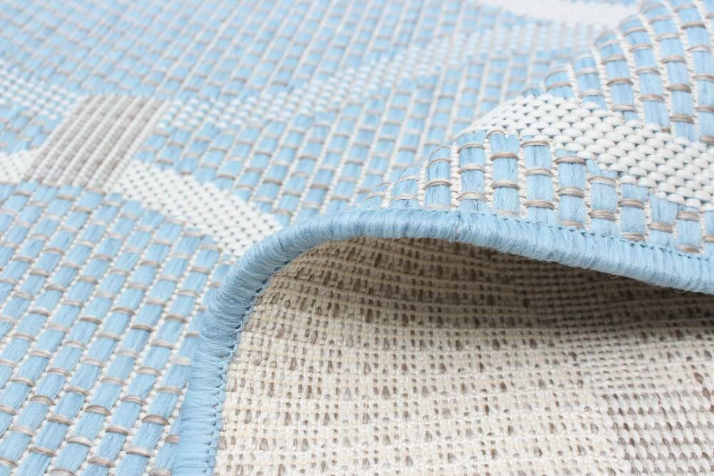 Ecarpet Gallery ECARPET Veranda Abstract Indoor/Outdoor Area Rug, Light Blue, Assorted Sizes - Image 4