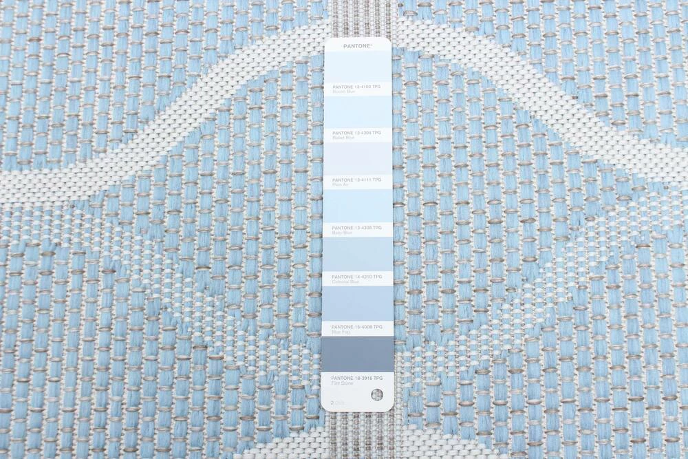 Ecarpet Gallery ECARPET Veranda Abstract Indoor/Outdoor Area Rug, Light Blue, Assorted Sizes - Image 7