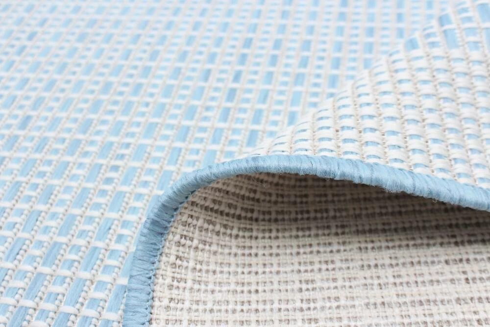 Ecarpet Gallery ECARPET Veranda Classic Indoor/Outdoor Area Rug, Light Blue, Assorted Sizes - Image 4