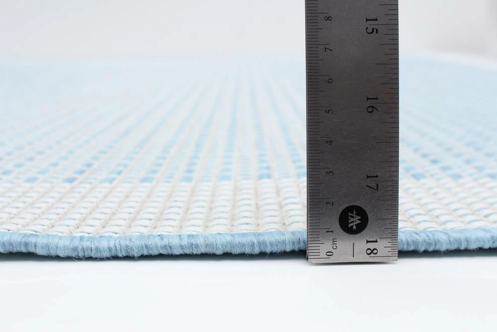 Ecarpet Gallery ECARPET Veranda Classic Indoor/Outdoor Area Rug, Light Blue, Assorted Sizes - Image 7