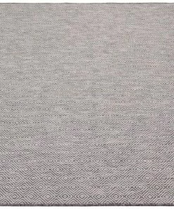 Ecarpet Gallery ECARPET Veranda Diamond Indoor/Outdoor Area Rug, Grey, Assorted Sizes