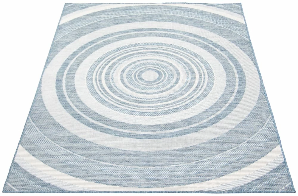 Ecarpet Gallery ECARPET Veranda Modern Indoor/Outdoor Area Rug, Blue, Assorted Sizes