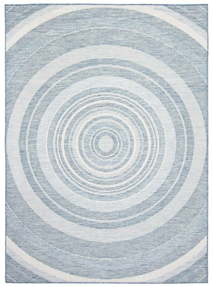 Ecarpet Gallery ECARPET Veranda Modern Indoor/Outdoor Area Rug, Blue, Assorted Sizes - Image 3