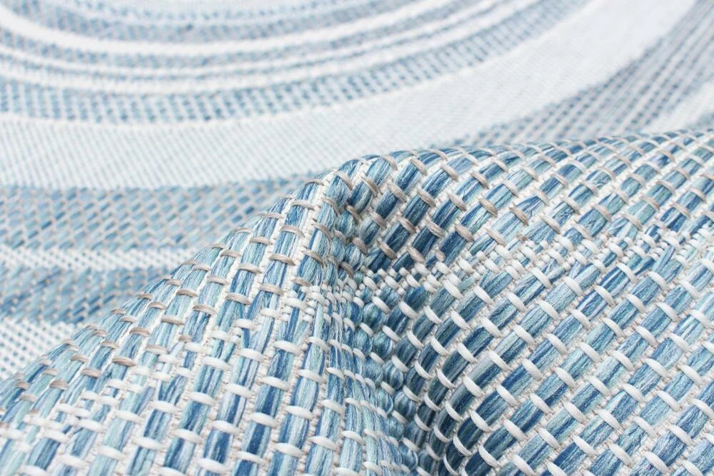 Ecarpet Gallery ECARPET Veranda Modern Indoor/Outdoor Area Rug, Blue, Assorted Sizes - Image 4