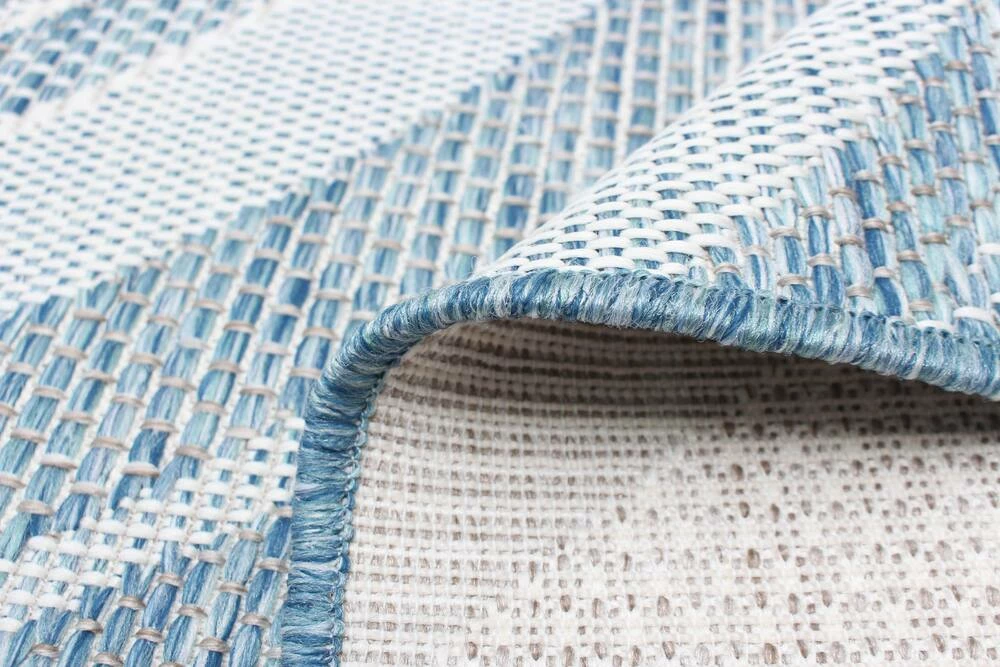 Ecarpet Gallery ECARPET Veranda Modern Indoor/Outdoor Area Rug, Blue, Assorted Sizes - Image 5