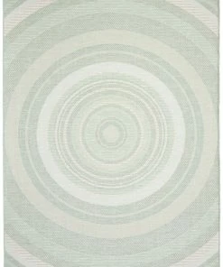 Ecarpet Gallery ECARPET Veranda Modern Indoor/Outdoor Area Rug, Mint, Assorted Sizes