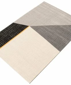 Ecarpet Gallery ECARPET Visby Indoor Geometric Area Rug, Black, Assorted Sizes