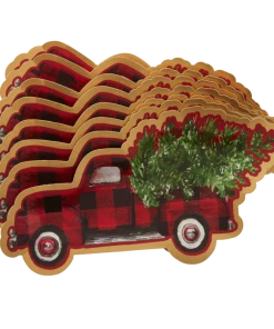 Sophistiplate Disposable Lunch Plates, Truck, 8-in, 8-pk