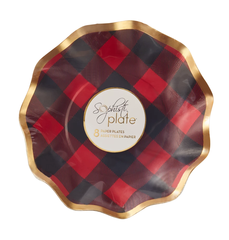 Sophistiplate Buffalo Check Appetizer Bowl, 8-pk - Image 3